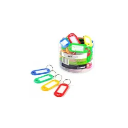 Brelok do kluczy jednostronny mix tuba 60szt.